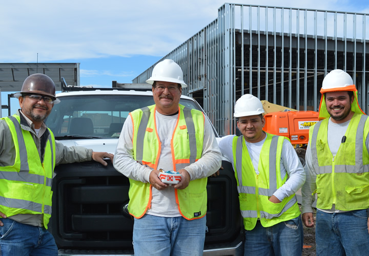 Leon's crew on job site